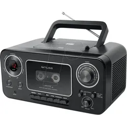MUSE M-182RDC - Boombox, M-182 RDC mit Radio, CD und Kassette