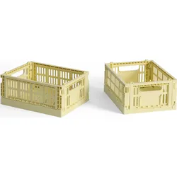 Hay Colour Crate Mini, hellgelb, 2 St.