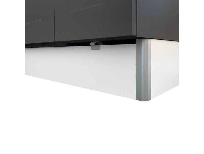 Moulure de finition x2 49 x 18 x 1cm Blanc/Blanc