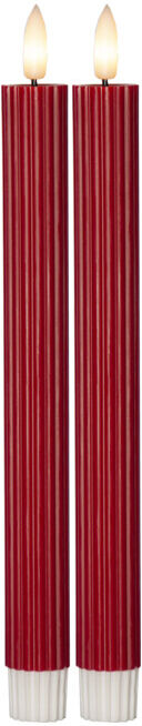 Star Bougie LED 2 pièces rouge 061-75 (061-75)