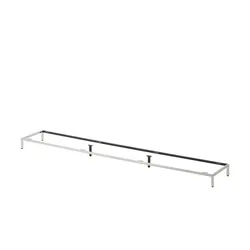 Metallgestell   ¦ silber ¦ Maße (cm): B: 225 H: 13 T: 38.0