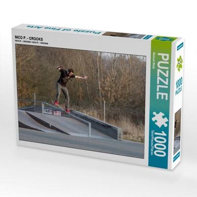 CALVENDO Puzzle Skateboarding 1000 Teile Puzzle quer | 1000 Teile Lege-Größe 64 × 48 cm Foto-Puzzle für glückliche Stunden