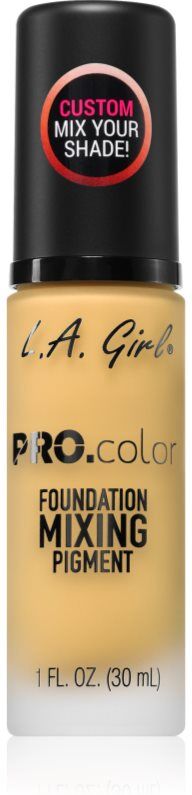 L.A. Girl Cosmetics PRO. Color foundation colour pigment shade Yellow 30 ml