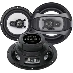 Crunch, Car HiFi Lautsprecher, GTI - Koax 16.5 cm Einbaulautsprecher Set (180 W, 16.50 cm)