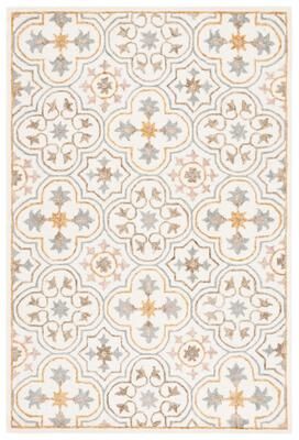SAFAVIEH Handmade Micro-Loop Nutica Clover Wool Rug