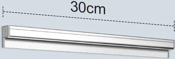Inspired Living Aluminum Kitchen Order Ticket Holder Restaurant Order Ticket Rail Punch Free Menu Organizer 30cm