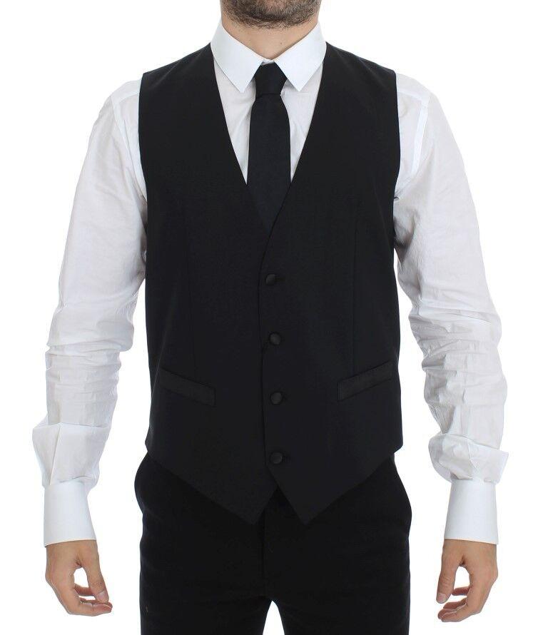 Klassiek Wol Vest Zwart