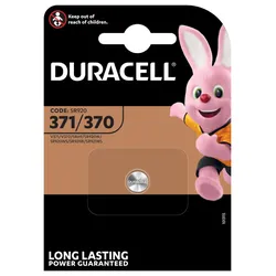 Duracell D 371/370 SR69 Uhrenknopfzelle Silberoxid 40mAh 1,55V (1er Blister)