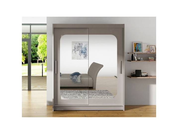 Schwebetuerenschrank mit Spiegel Presto XII