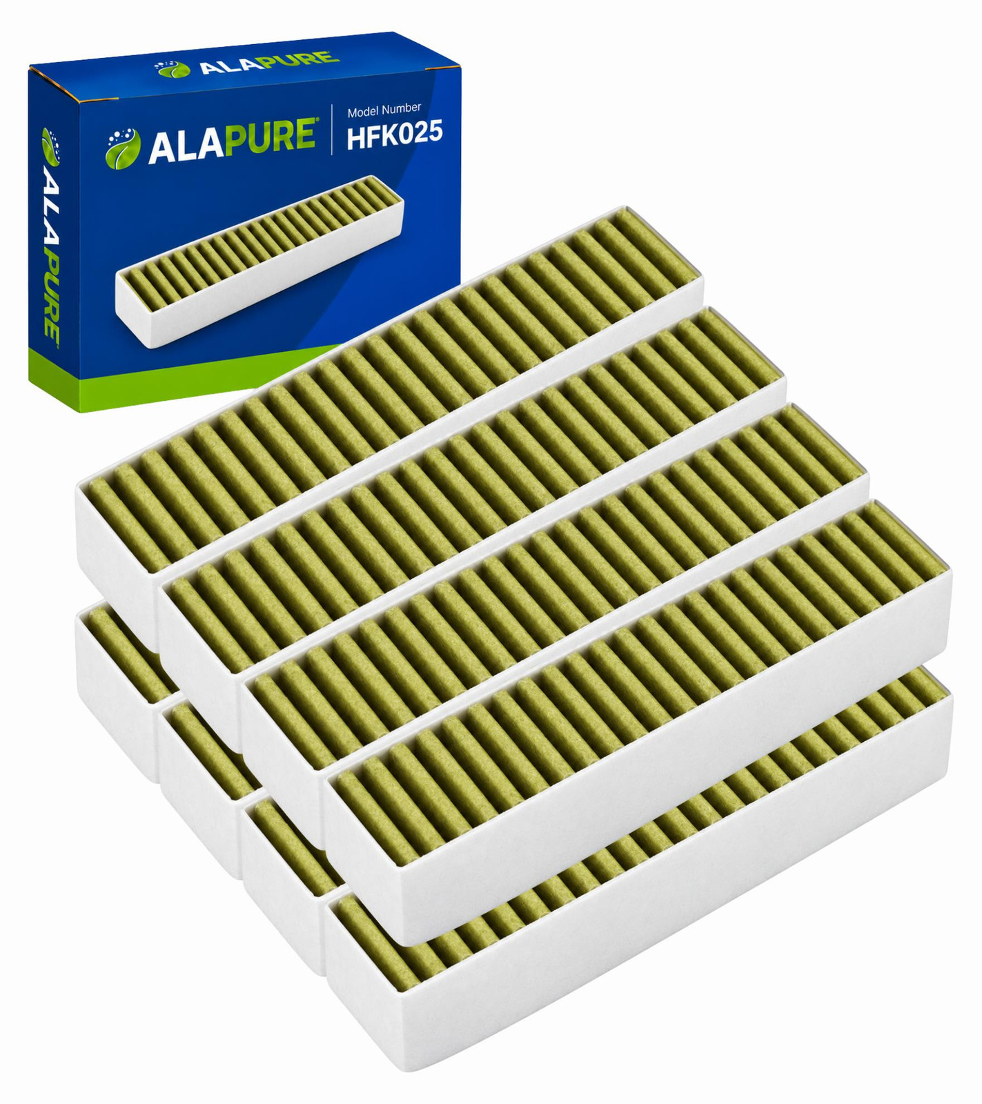 Alapure CleanAir Plus actieve koolstoffilter voor Bosch 17005507 / LZ21WWB16, 8 stuks