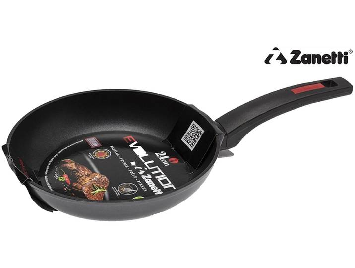 ZANETTI Bratpfanne EVOLUTION Ø22cm aluminium space schwarz
