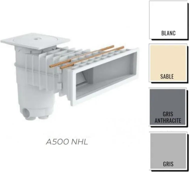 Skimmer Weltico DESIGN A500 NHL - Béton/liner