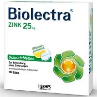 BIOLECTRA Zink Brausetabletten 20 St