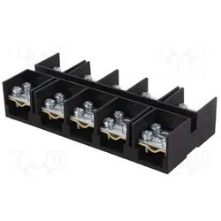 Pawbol Reihenklemme LZ 5x35mm2 125A (E.4009), Elektronikkabel + Stecker, Schwarz