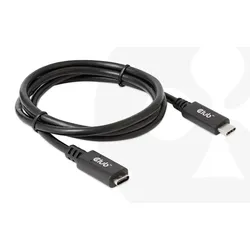 CLUB3D USB Gen1 Type-C Extension Cable 5Gbps 60W(20V/3A) 4K60Hz M/F 1m/3.28ft