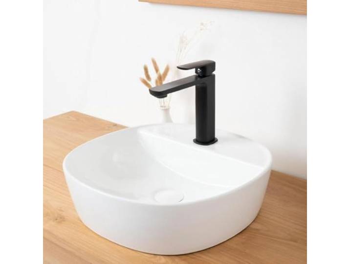 Wanda collection - Vasque à Poser en céramique avec Plage Bahia 41cm