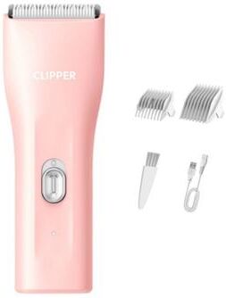 Happy Pet Pantry Pro Waterproof Pet Grooming Clipper For Dogs & Cats USB Rechargeable pink