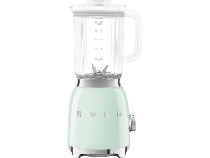 SMEG Standmixer BLF03PGEU , grün (pastellgrün), B:24cm H:35cm T:27,5cm, Zerkleinerer, Standmixer