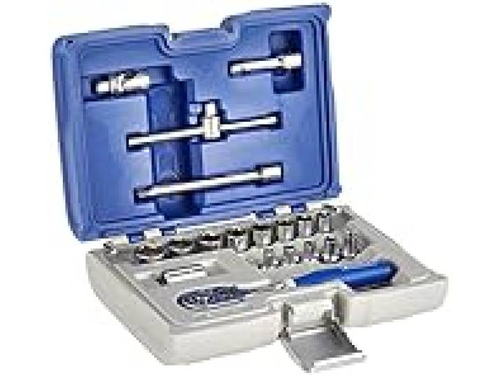 Britool E030700B Coffret à douilles métriques 19 pièces 6,35 mm