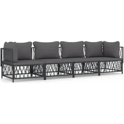 vidaXL, Gartenlounge, Dorrania (2x Eckteil + 2x Mittelteil)