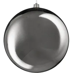 House of Seasons, Christbaumschmuck, Bauble unbr silver shiny