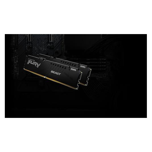 Kingston 32GB DDR5 6400MT/S CL32 DIMM (1 x 32GB, 6400 MHz, DDR5-RAM) (KF564C32BBE-32)