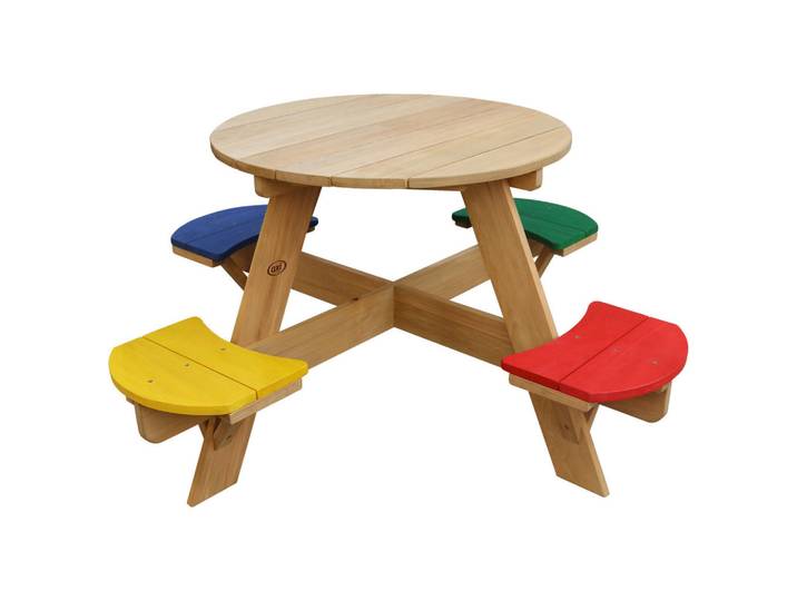 Kinder-Gartenset, Mehrfarbig, Holz, Hemlocktanne, 120x56x120 cm, CE, FSC 100%, wetterbeständig, Freizeit & Co, Gartenspielzeug