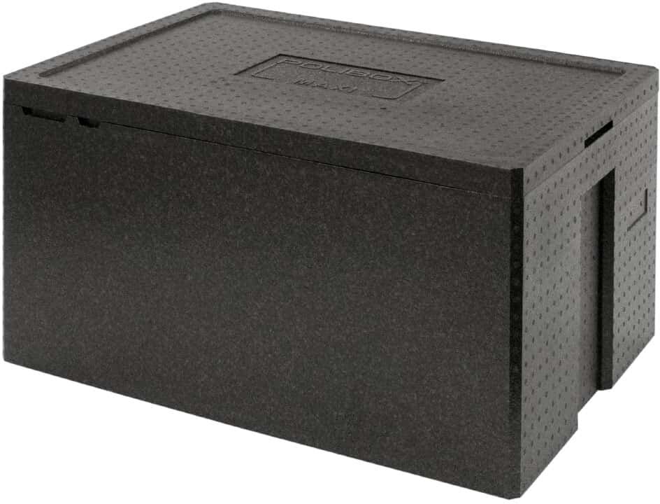 Polibox Contenitore Isotermico 68,5 x 48,5 cm Nero Maxi