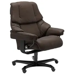 Stressless Bürostuhl Reno Office Leder Braun Batick Brown