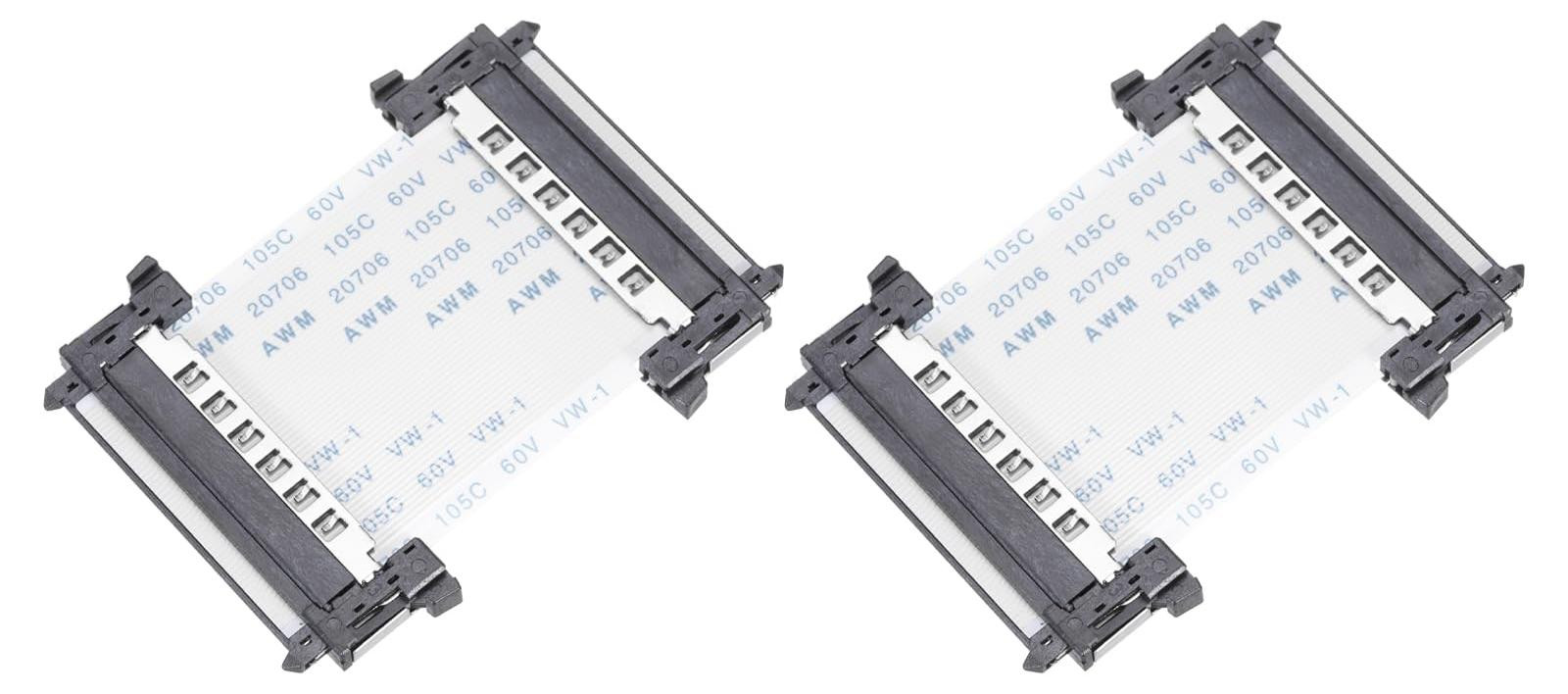 Dripio Flexibele platte kabel, 51 pinnen, afstand tussen pinnen 0,5 mm, lengte 50 mm, 2 stuks