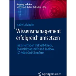 Mader:Wissensmanagement erfolgreich ums, Fachbücher von Isabella Mader
