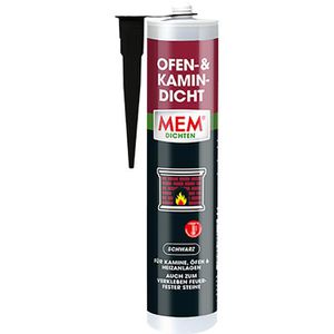 MEM Dichtmasse Ofen- & Kamindicht, 310ml, für Kamine, schwarz, für innen, hochtemperatur