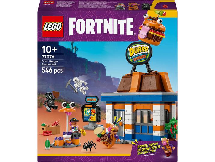 LEGO® Fortnite® - Le Restaurant Durrr Burger, Jouet Inspiré du Jeu Vidéo - 77076