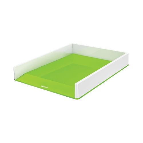 LEITZ Briefablage WOW Duo Colour perlweiß/grün