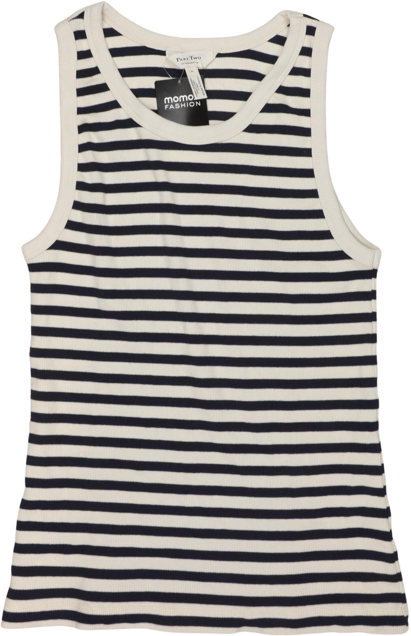 Part Two Damen Top, Mehrfarbig, Gr. XL, Elasthan / Baumwolle - Second Hand