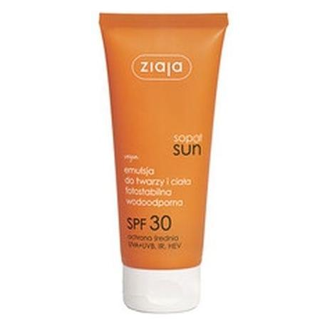 Ziaja Sun Emulsion for Face and Body SPF 30 (Sun Emulsion) 100 ml (SPF 30, 100 ml) (33429123)