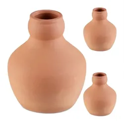 Relaxdays Ollas zur Bewässerung 550 ml 3er Set Hellbraun