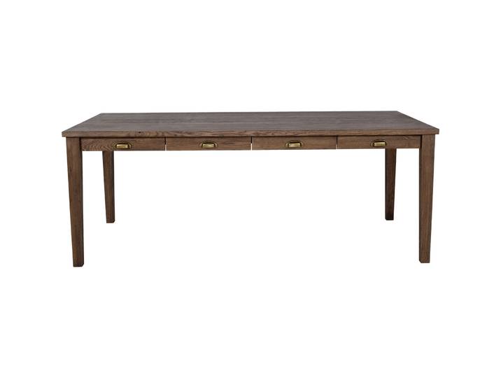 Esstisch Bea Eiche rustikal Massivholz B 240 T 100 cm