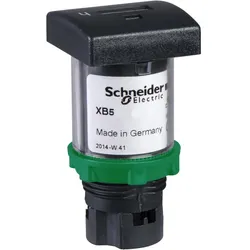 Schneider Electric XB5DSM Betriebsstundenzähler, Harmony XB5, Kunststoff, schwarz, 22mm, 5 stellige Anzeige, ohne Reset, 230V AC