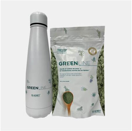 ELADIET PACK TRIESTOP GREENLINE 150g + GARRAFA