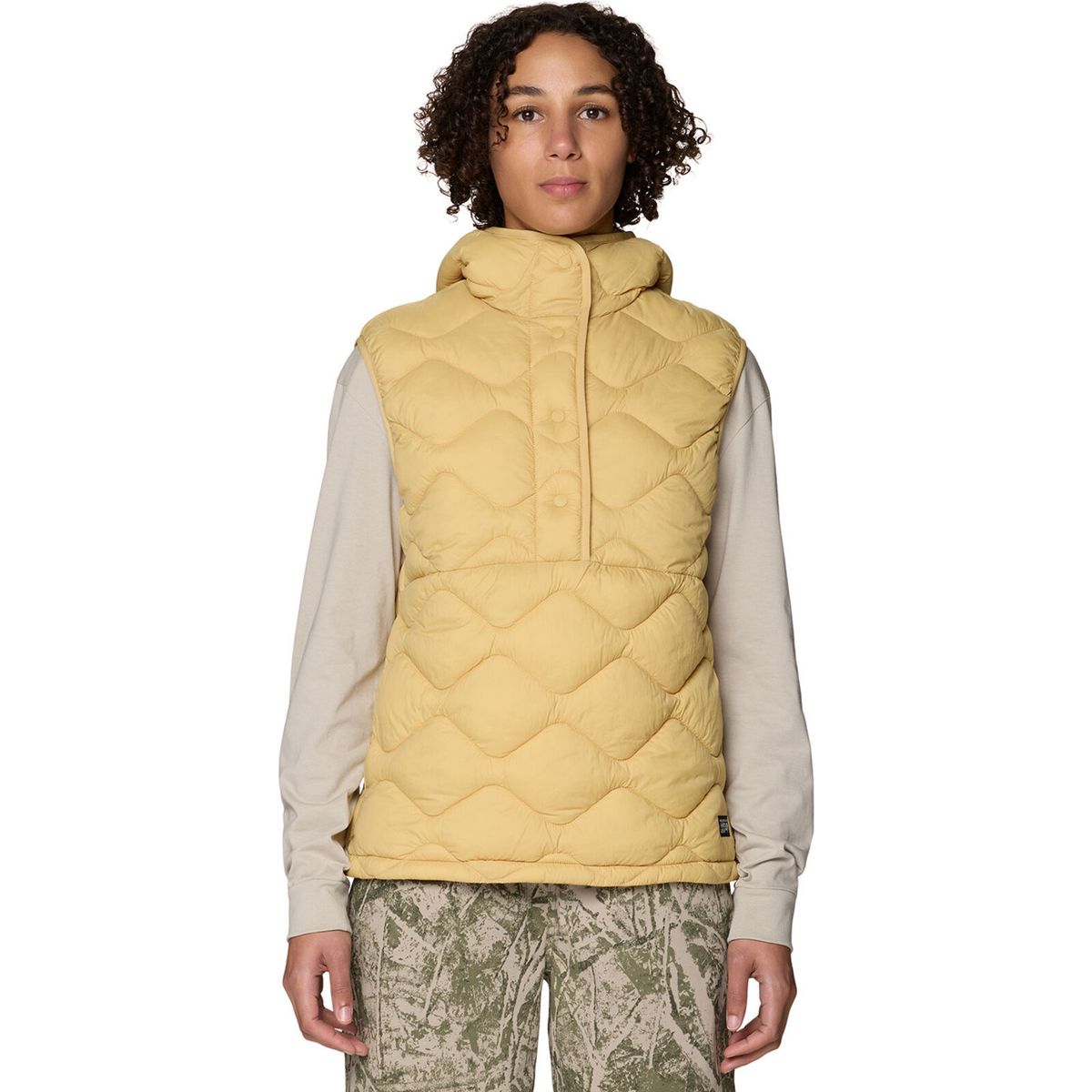 Mountain Hardwear W Seek Out Snap Neck Vest prairie (770) M 212965-770-M