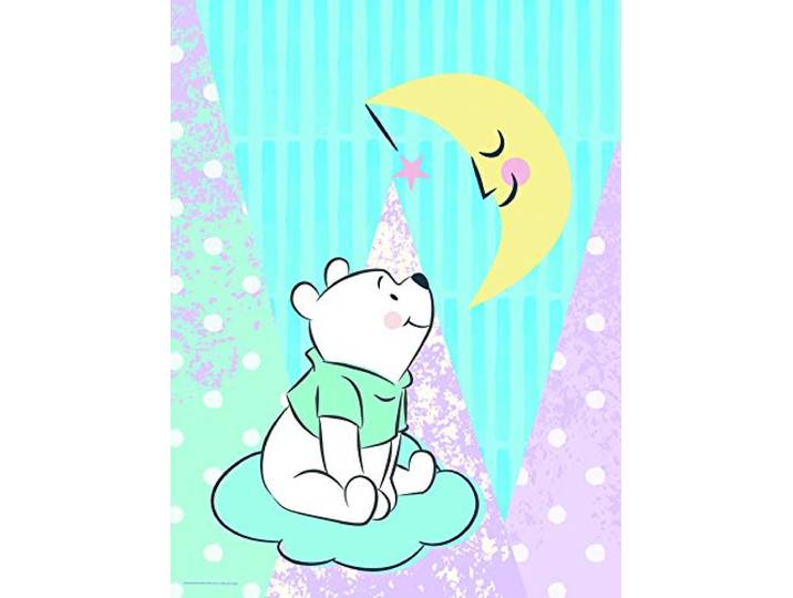 Komar Poster d'Art Mural\, 30cm x 40cm\, Winnie Pooh Moon