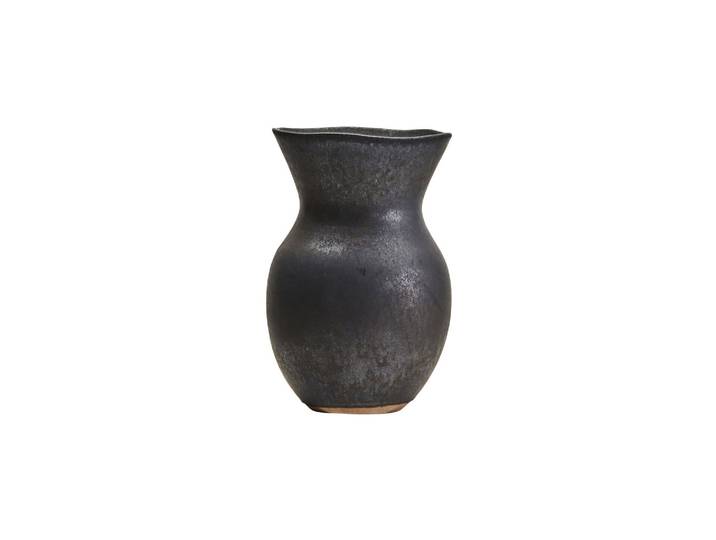 Vase 27 cm en céramique noire HDCorp