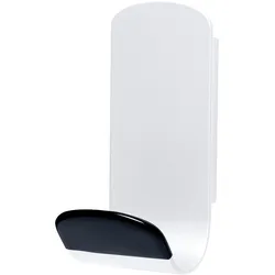 Unilux, Kleiderhaken + Wandgarderobe, Garderobenhaken "STEELY", magnetisch, weiss aus Metall, Tragkraft: 12 kg