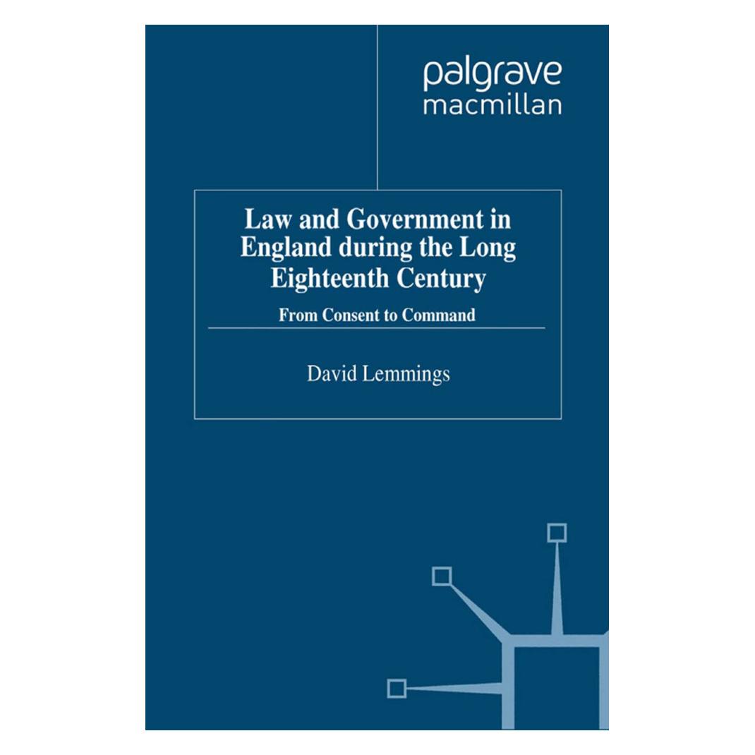 Springer Law and Government in England during the Long Eighteenth Century (Englisch, Softcover, D. Lemmings) (55819240)