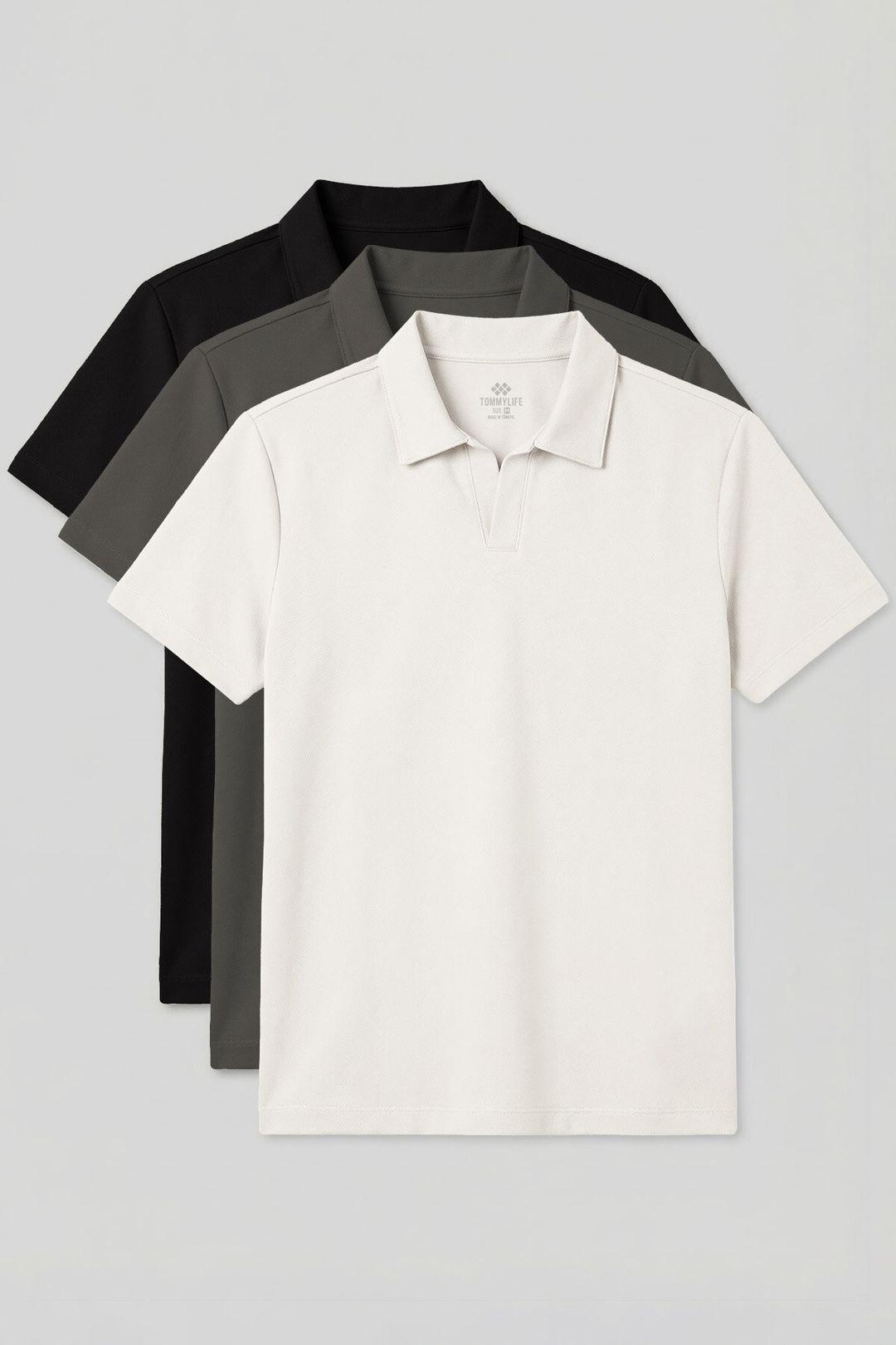 Herren Viskose-Mischgewebe T-Shirt