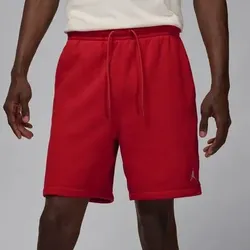NIKE Herren Fanhose Jordan Brooklyn Fleece Men's Shorts, Größe L in Rot Rot