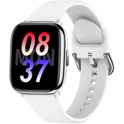 Smarty Watches SW081B (35 mm, Kunststoff, Metall, Silber), Smartwatch