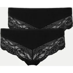 Hipster Lace Schwarz M