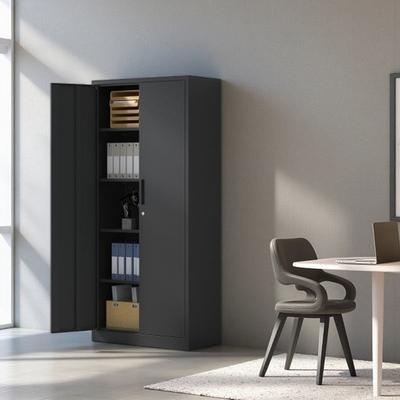 VIVIADORE "71"" Tall Heavy Duty Steel Storage Cabinet with 4 Adjustable Shelves and 3-Point Security System,Lockable File Cabinet"